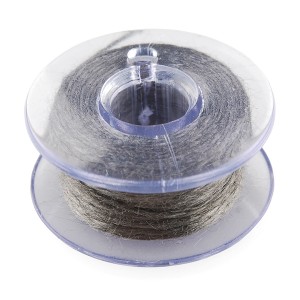 Conductive Thread Bobbin - 30ft (Stainless Steel)